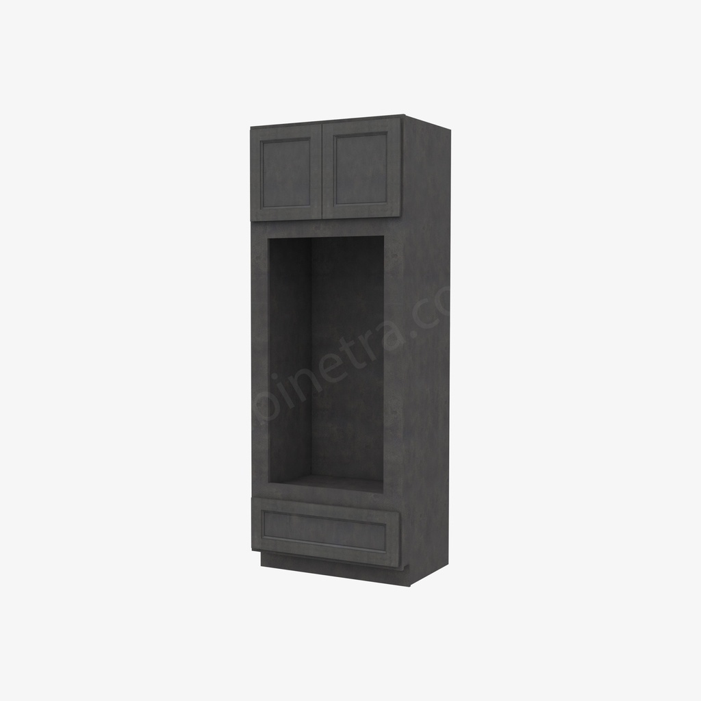 TS-OM3390B Tall Double Oven / Oven Microwave Cabinet | Forevermark Townsquare Grey