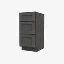 TS-SVB1521-34-1/2"" Bathroom Cabinet Vanity Drawer Pack | Forevermark Townsquare Grey