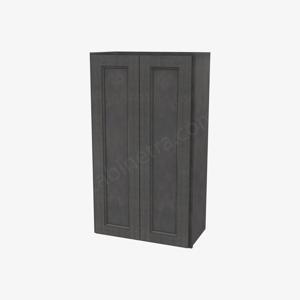 TS-W2442B Double Door Wall Cabinet | Forevermark Townsquare Grey