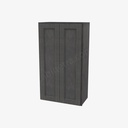 TS-W2442B Double Door Wall Cabinet | Forevermark Townsquare Grey