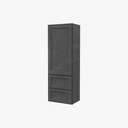 TS-W2D1854 Wall Cabinet With 2 Built-In Drawers | Forevermark Townsquare Grey
