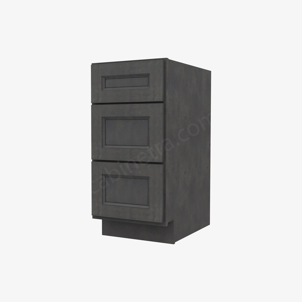 TS-DB15(3) 3 Drawer Pack Base Cabinet | Forevermark Townsquare Grey