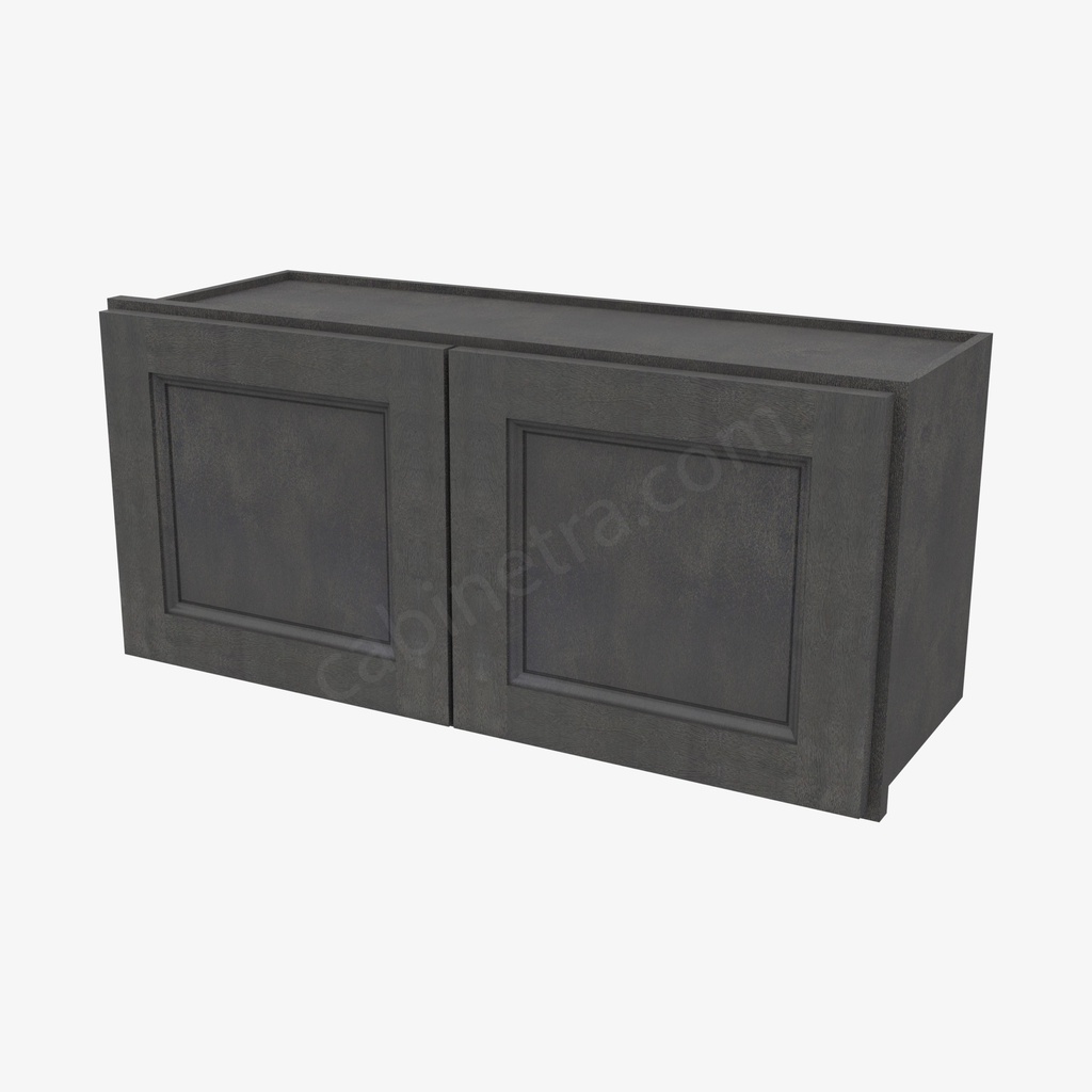 TS-W3315B Double Door Wall Cabinet | Forevermark Townsquare Grey