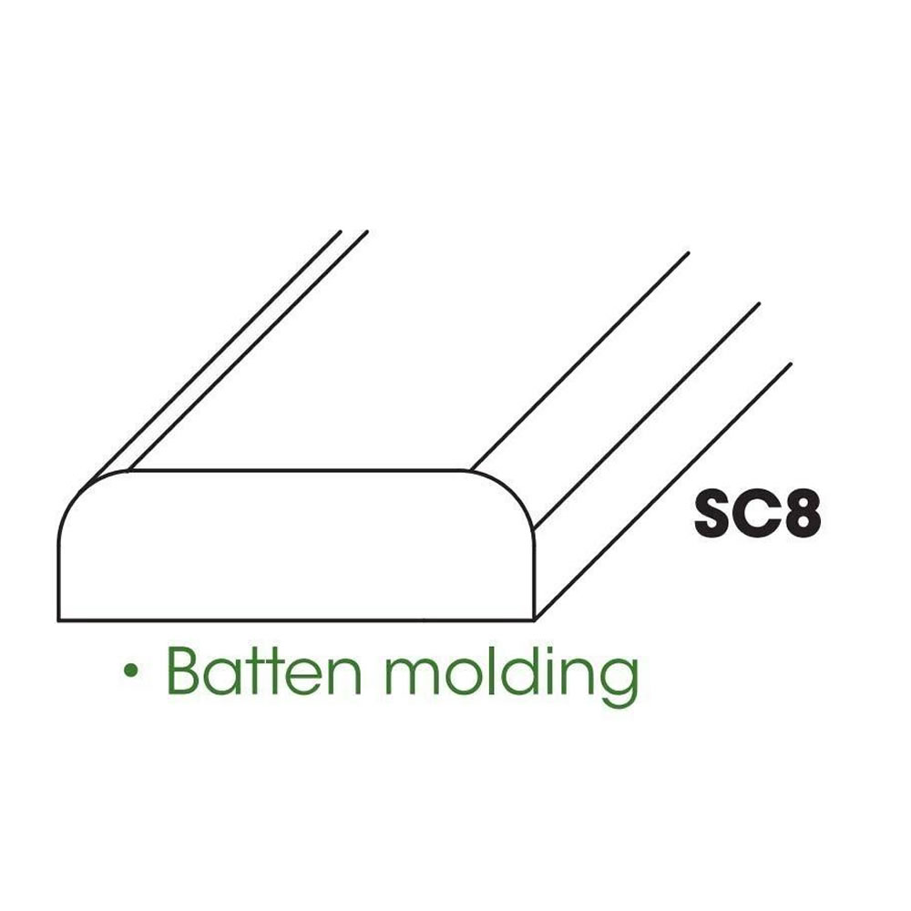 TS-SC8 (BM) Batten Molding | Forevermark Townsquare Grey