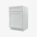 TW-B21 Single Door Base Cabinet | Uptown White