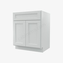 TW-B27B Double Door Base Cabinet | Forevermark Uptown White