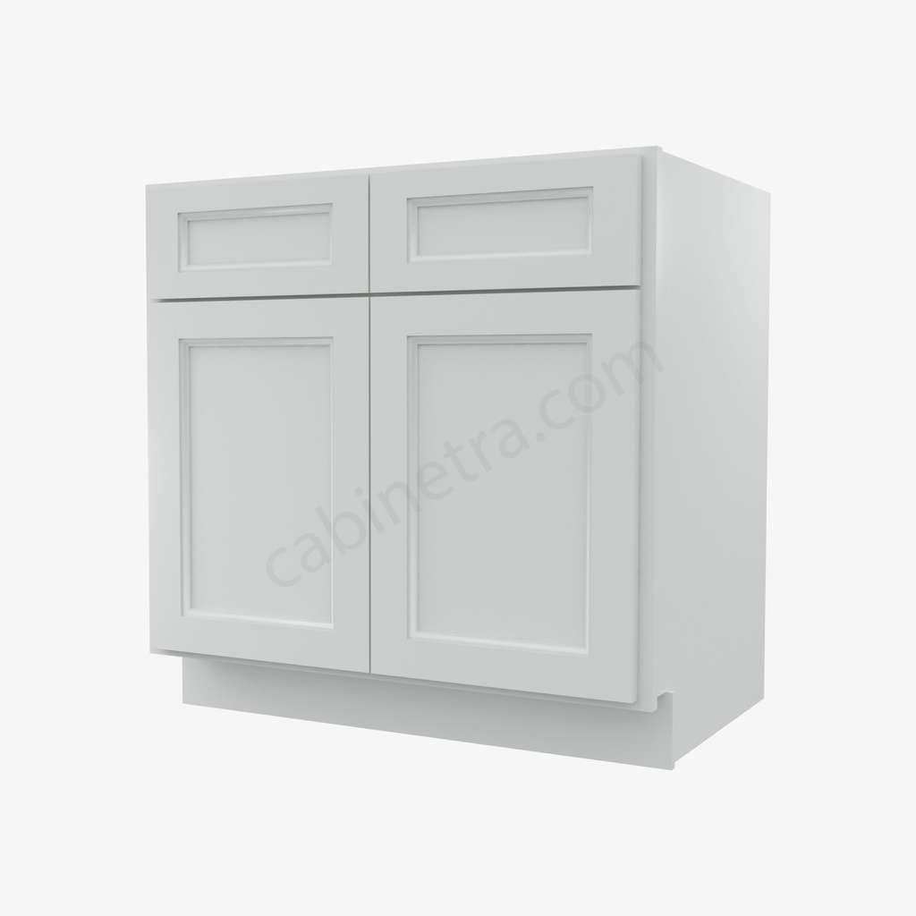 TW-B33B Double Door Base Cabinet | Forevermark Uptown White