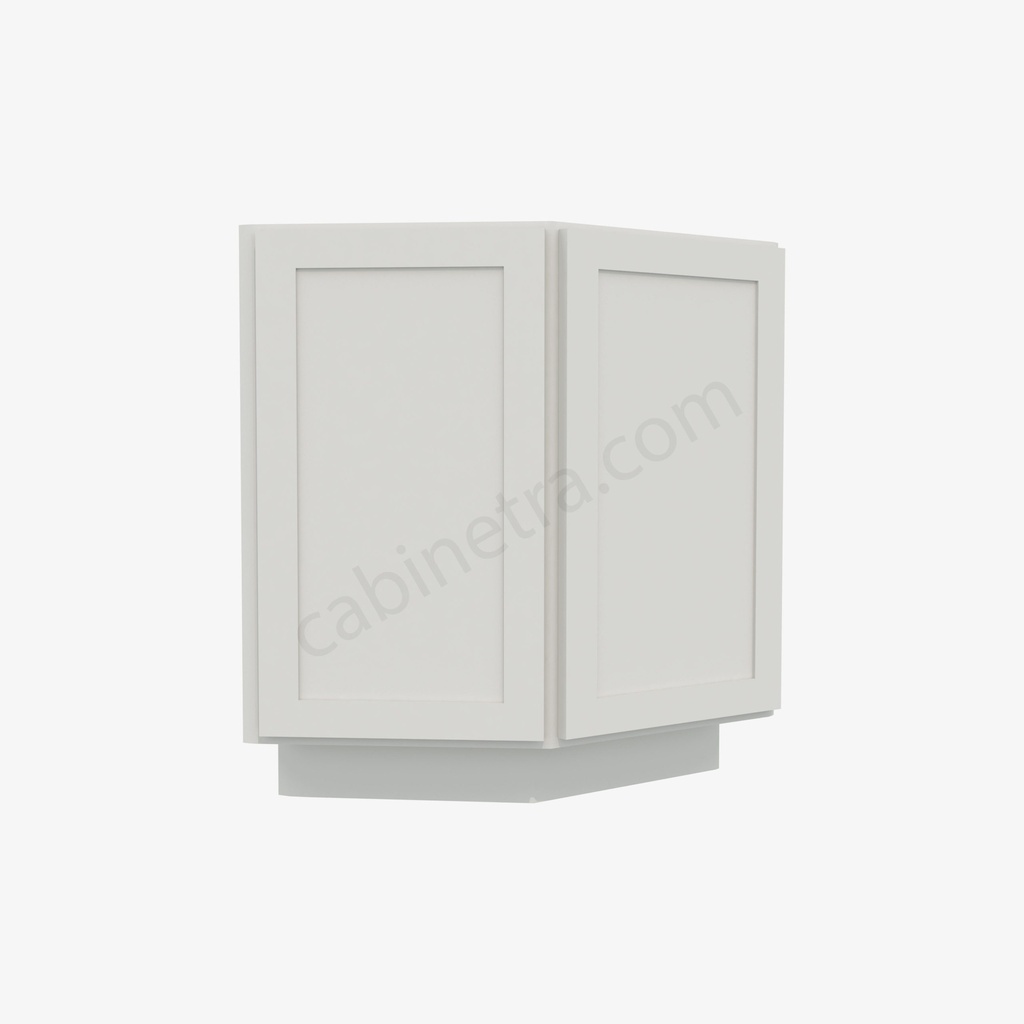 AW-AB24 (Base) Angle Base Cabinet | Forevermark Ice White Shaker