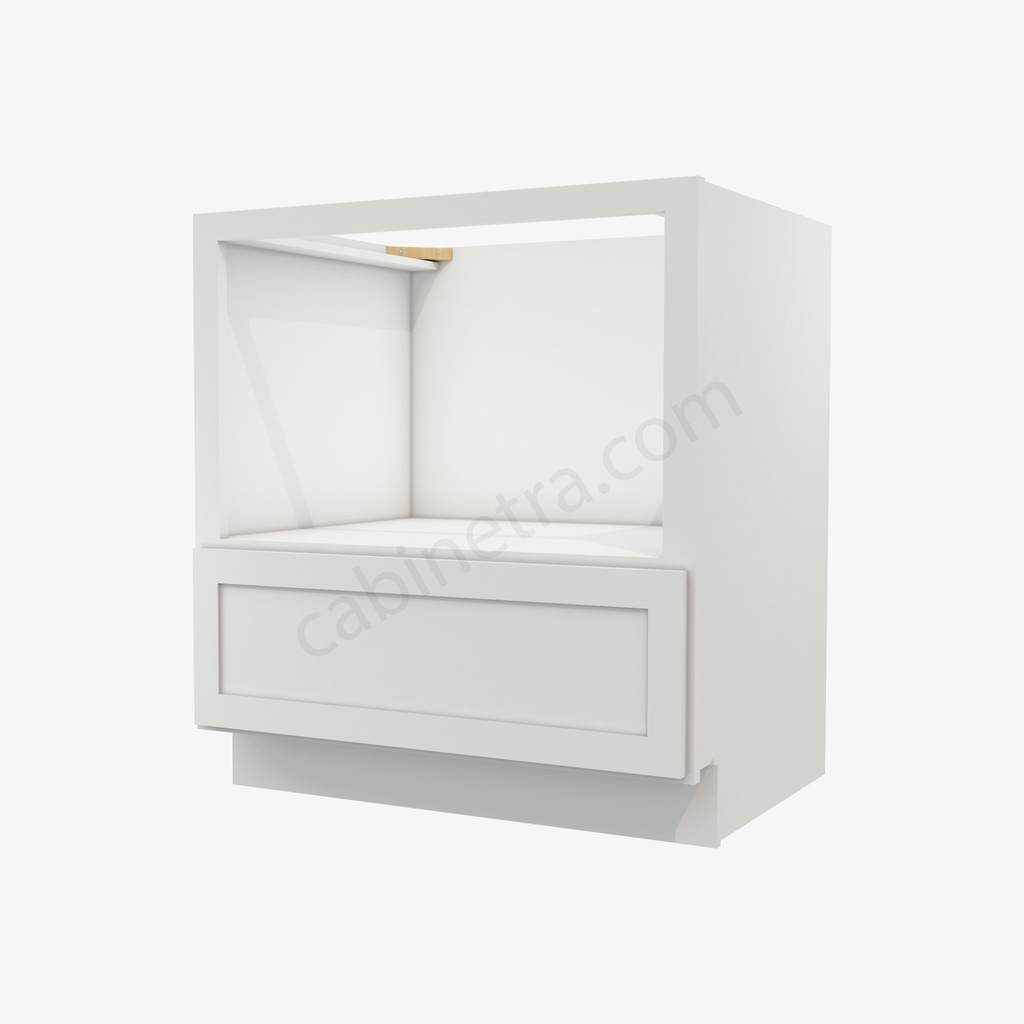 AW-B30MW (30""W) Microwave Base Cabinet | Forevermark Ice White Shaker