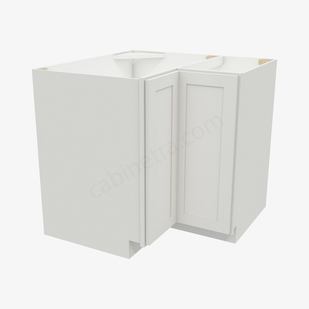 AW-LS3612 Lazy Susan Base Cabinet | Forevermark Ice White Shaker