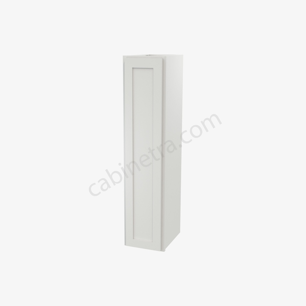 AW-W0942 Single Door Wall Cabinet | Forevermark Ice White Shaker