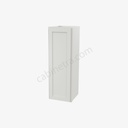 AW-W1236 Single Door Wall Cabinet | Forevermark Ice White Shaker