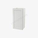 AW-W1530 Single Door Wall Cabinet | Forevermark Ice White Shaker