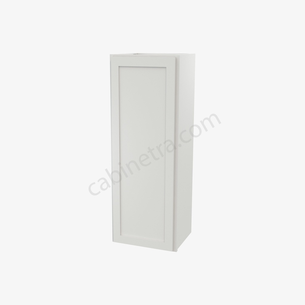 AW-W1542 Single Door Wall Cabinet | Forevermark Ice White Shaker