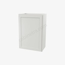AW-W2130 Single Door Wall Cabinet | Forevermark Ice White Shaker
