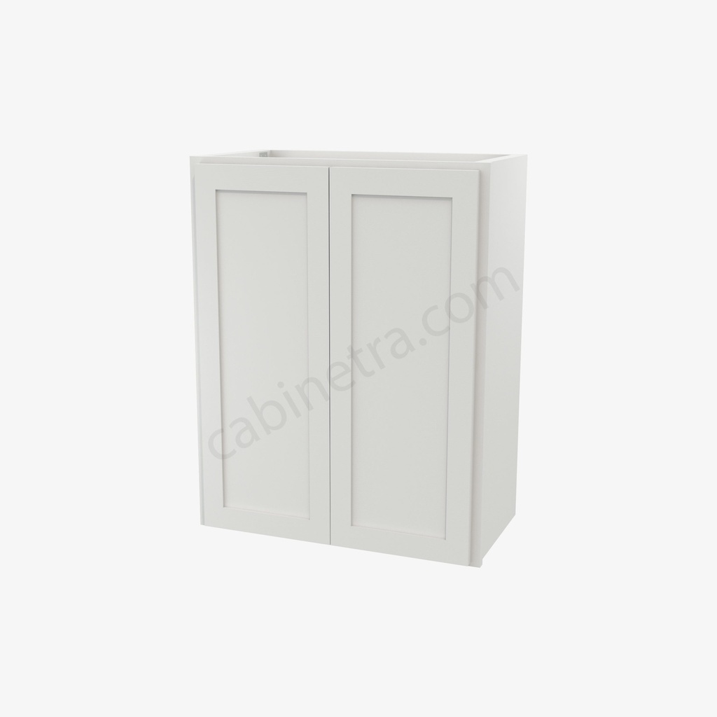 AW-W2430B Double Door Wall Cabinet | Forevermark Ice White Shaker