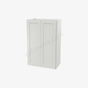 AW-W2436B Double Door Wall Cabinet | Forevermark Ice White Shaker