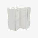 AW-WSQ2430 Easy Reach Wall Corner Cabinet | Forevermark Ice White Shaker