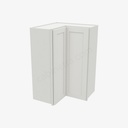 AW-WSQ2436 Easy Reach Wall Corner Cabinet | Forevermark Ice White Shaker