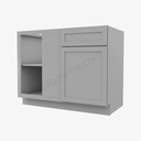 AB-BBLC45/48-42""W Base Blind Corner Cabinet | Forevermark Lait Gray Shaker