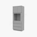 AB-OC3384B Tall Oven Cabinet | Forevermark Lait Gray Shaker