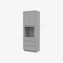 AB-OC3396B Tall Oven Cabinet | Forevermark Lait Gray Shaker