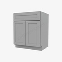 AB-SB27B Sink Base Cabinet | Forevermark Lait Gray Shaker