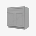 AB-SB30B Sink Base Cabinet | Forevermark Lait Gray Shaker