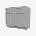 AB-SB36B Sink Base Cabinet | Forevermark Lait Gray Shaker