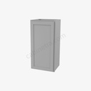 AB-W1530 Single Door Wall Cabinet | Forevermark Lait Gray Shaker