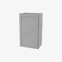 AB-W1830 Single Door Wall Cabinet | Forevermark Lait Gray Shaker