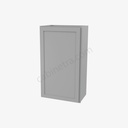 AB-W2136 Single Door Wall Cabinet | Forevermark Lait Gray Shaker