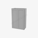 AB-W2436B Double Door Wall Cabinet | Forevermark Lait Gray Shaker