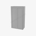 AB-W2442B Double Door Wall Cabinet | Forevermark Lait Gray Shaker