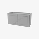 AB-W3015B Double Door Wall Cabinet | Forevermark Lait Gray Shaker