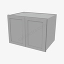 AB-W332424B Wall Refrigerator Cabinet | Forevermark Lait Gray Shaker