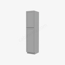 AB-WP1890 Tall Wall Pantry Cabinet | Forevermark Lait Gray Shaker