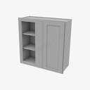 AB-WBLC30/33-3042 Wall Blind Corner Cabinet | Forevermark Lait Gray Shaker