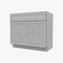 AN-S3621B-34-1/2"" Sink Base Vanity with Drawers | Forevermark Nova Light Grey Shaker