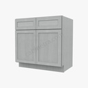 AN-SB33B Sink Base Cabinet | Forevermark Nova Light Grey Shaker