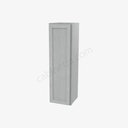 AN-W1242 Single Door Wall Cabinet | Forevermark Nova Light Grey Shaker