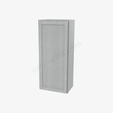 AN-W1842 Single Door Wall Cabinet | Forevermark Nova Light Grey Shaker