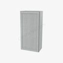 AN-W2142 Single Door Wall Cabinet | Forevermark Nova Light Grey Shaker