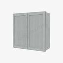 AN-W3030B Double Door Wall Cabinet | Forevermark Nova Light Grey Shaker