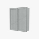 AN-W3036B Double Door Wall Cabinet | Forevermark Nova Light Grey Shaker