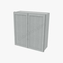 AN-W3336B Double Door Wall Cabinet | Forevermark Nova Light Grey Shaker