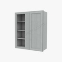 AN-WBLC30/33-3036 Wall Blind Corner Cabinet | Forevermark Nova Light Grey Shaker