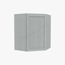 AN-WDC2430 Wall Diagonal Corner Cabinet | Forevermark Nova Light Grey Shaker