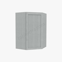 AN-WDC2436 Wall Diagonal Corner Cabinet | Forevermark Nova Light Grey Shaker