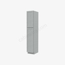 AN-WP1590 Tall Wall Pantry Cabinet | Forevermark Nova Light Grey Shaker